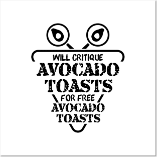 Avocado Toast Funny Cute Vegan Graphic Gift Fun Meme Slogan Posters and Art